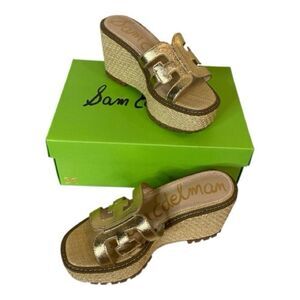 Sam Edelman NWT Laine Platform Wedge Sandal Sz 7.5